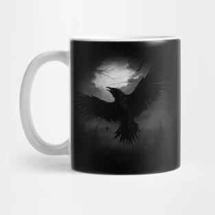 epic crow shadow Mug